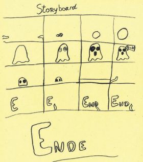 Eine kurze Szene mit Geist